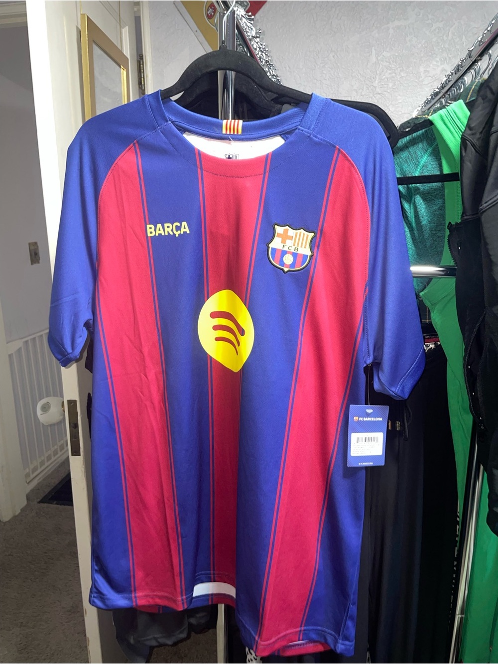 NEW FC Barcelona Men’s Jersey SIZE LARGE